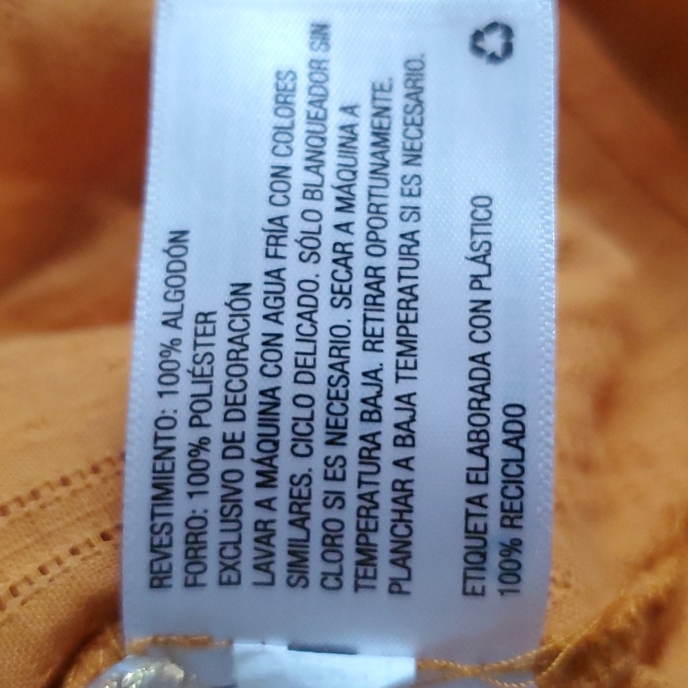 Knox Rose woman's orange buttondown dress size M - Picture 13 of 14
